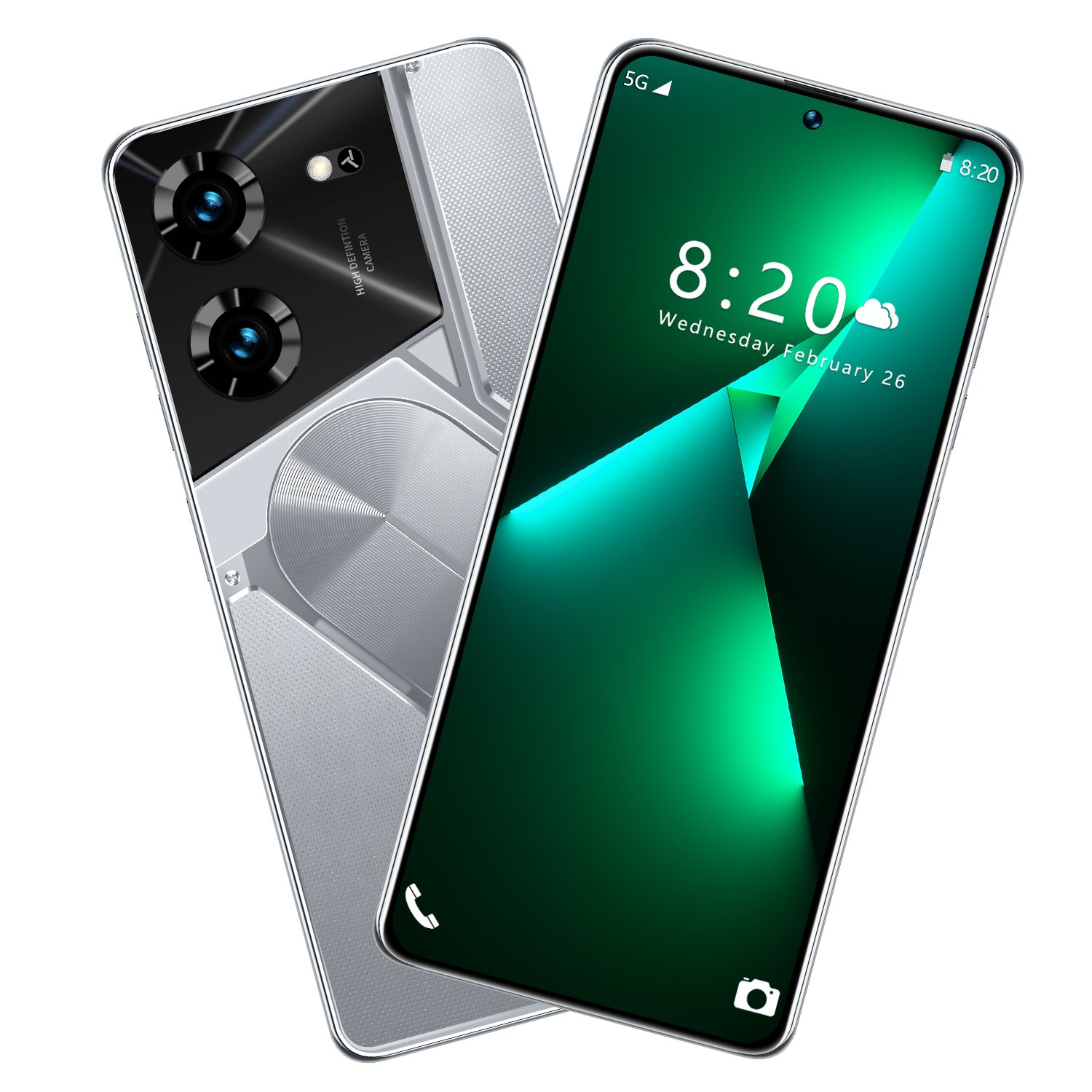 New POVA5 Pro 7.3-inch mobile phone dual card high-definition camera 5G Android smartphone