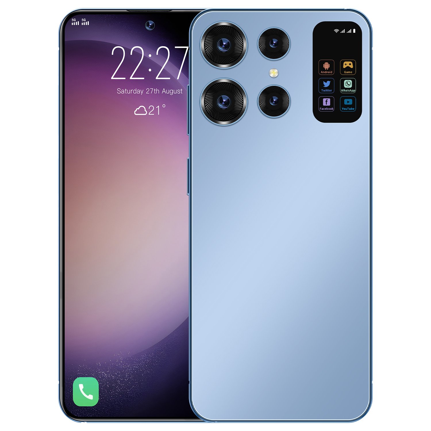 New Global S24 ULTRA Cell Phone 7.3 Inch Big Screen 5G Smartphone 16GB+1TB Dual SIM Android Mobile Phone S24 ULTRA