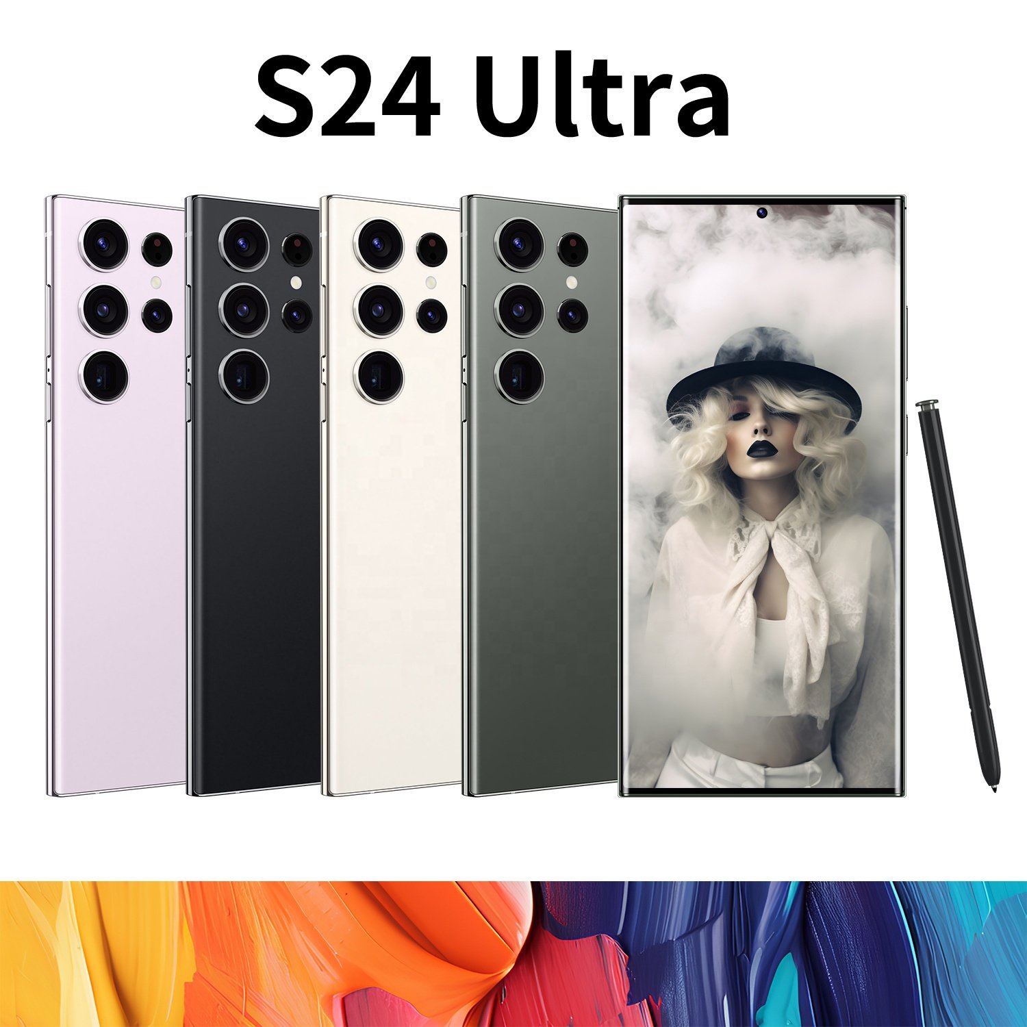 2024 New Original cellphone S24 Ultra 4G&5G Smartphone 16GB+1TB 7.3inch Unlocked dual card Android 13.0 Mobilephones
