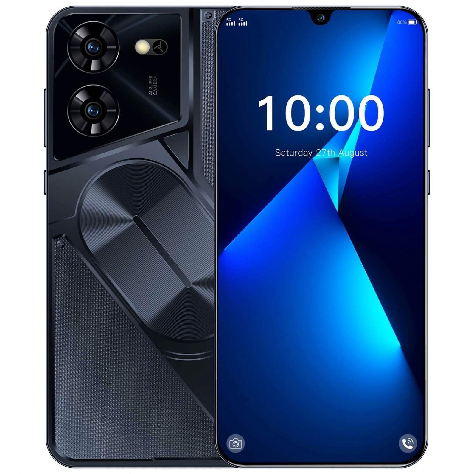 Best 2024 new hot POVA 5Pro LTE 5G Cellulars cell phone 6800mah 16GB+1TB 72+108MP Smart AI mobile phone Gaming Smartphone