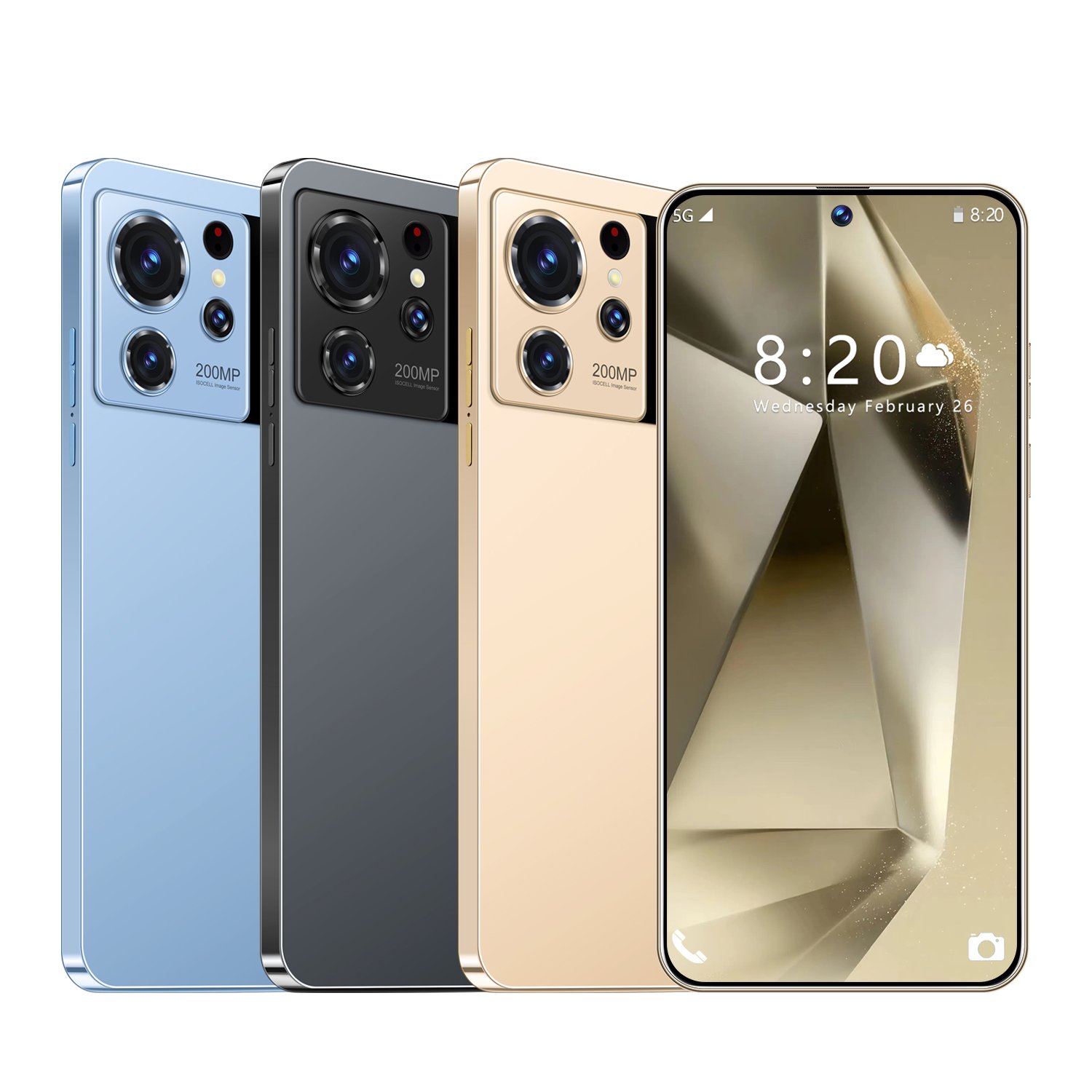 New Global 5G S24 Ultra 45w 200MP rear camera mobile phone dual SIM card 16+1TB Big Battery new gaming 5G smartphone