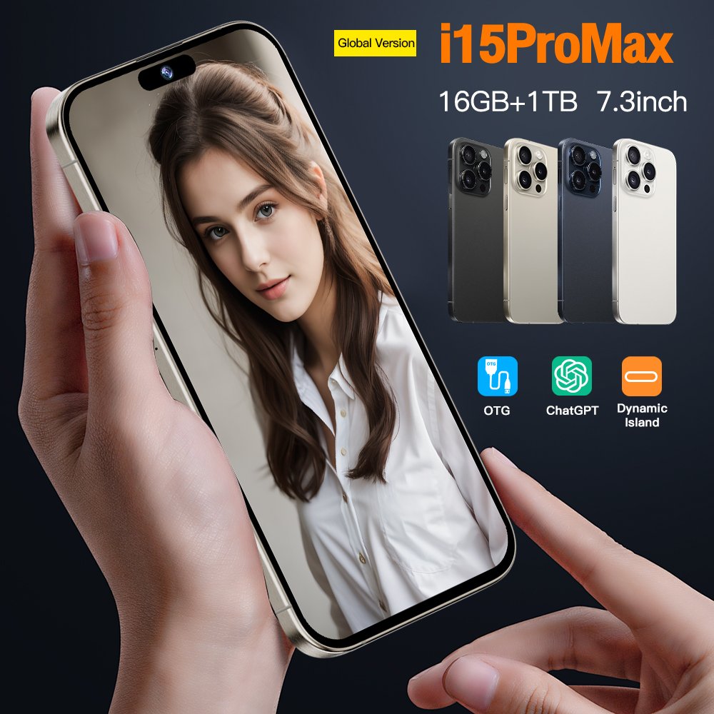 Cheap 5G Smartphone For Phone 13 Pro Max Smart Phone i15 13 16G 1Tb Mobile Phone Original Dropshipping Unlocked