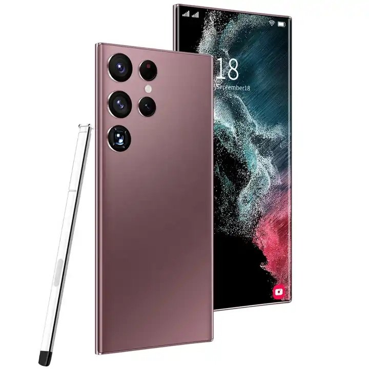 2022 NEW S22 Ultra 5g Phone 1tb Android Smartphone Android 12.0 Mobile Phones 7.3 Inch 16gb + HD Used Mobile Phones 4g and 5g XW