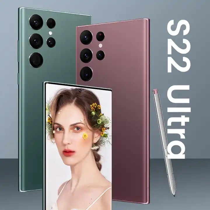 2022 NEW S22 Ultra 5g Phone 1tb Android Smartphone Android 12.0 Mobile Phones 7.3 Inch 16gb + HD Used Mobile Phones 4g and 5g XW