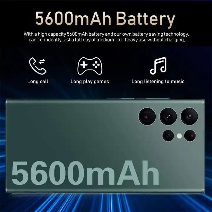 2022 NEW S22 Ultra 5g Phone 1tb Android Smartphone Android 12.0 Mobile Phones 7.3 Inch 16gb + HD Used Mobile Phones 4g and 5g XW