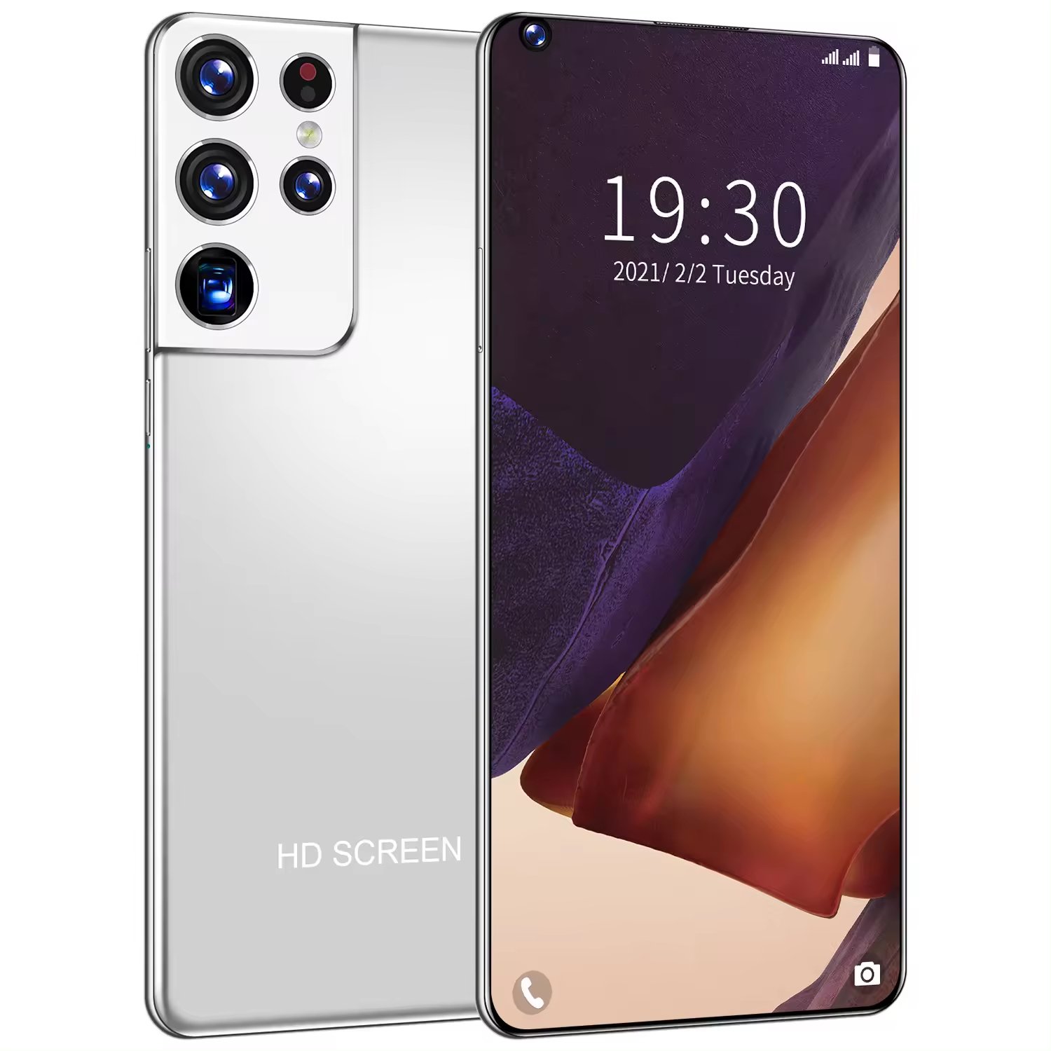 Hot Selling S21+ ULTRA 12GB+512GB 6.7 Inch Full Display Android 10.0 Smartphone 5G Cellular Gaming Features US Plug Used