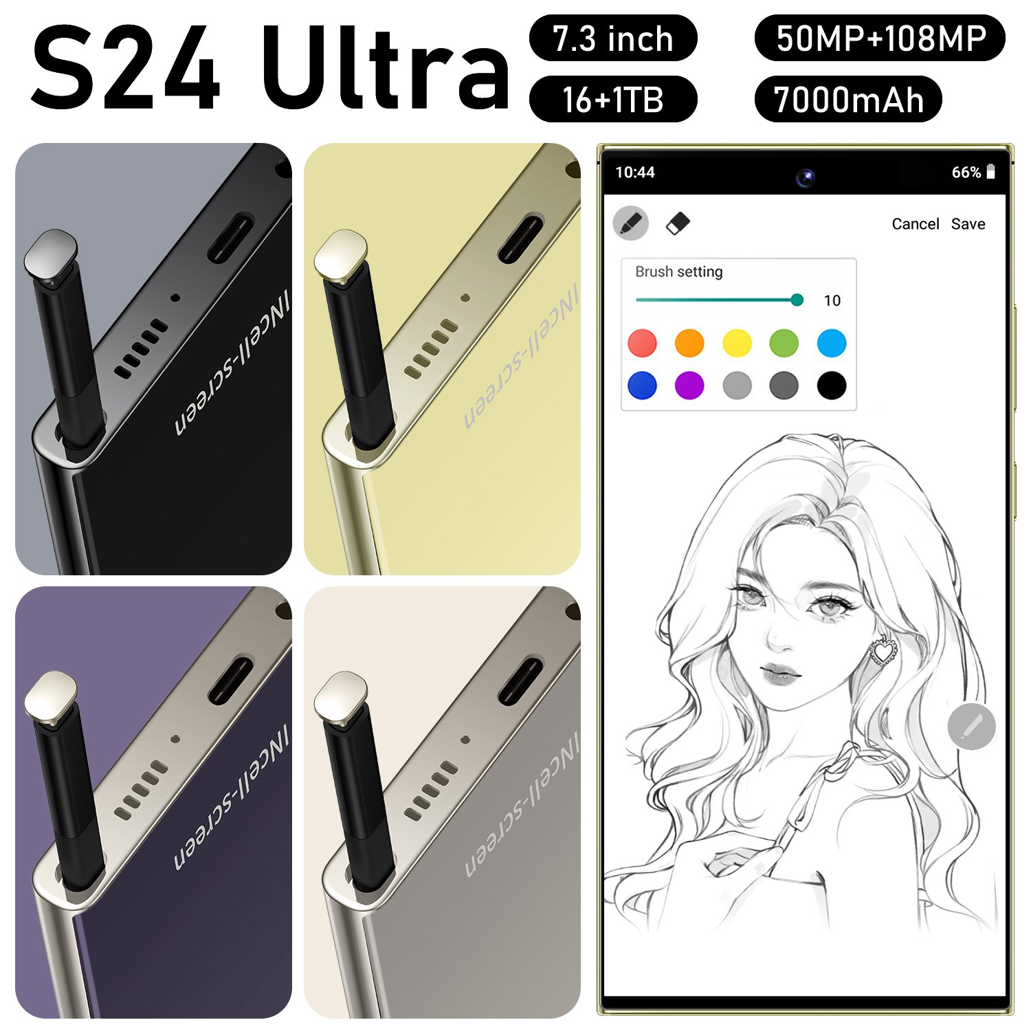 Wholesale Global 5G Android Dual SIM Smartphone 16GB+1TB with Face Recognition and Fingerprint Unlock