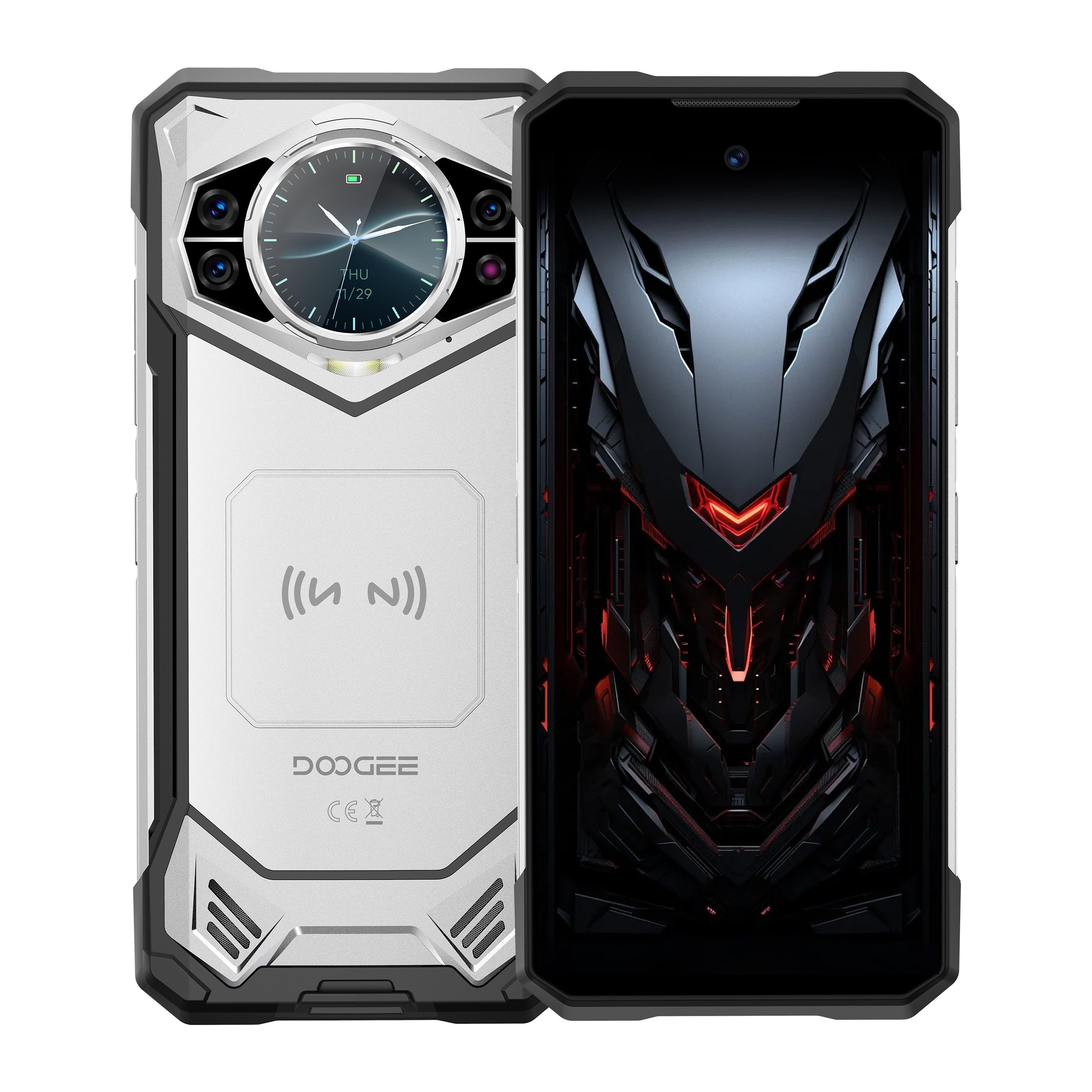 Doogee S200 Rugged Smartphone 10100mAh 5G CPU 32+256GB Night Vision 20MP Main Camera 100MP 120HZ Android 14 WIFI 6 Doogee Mobile