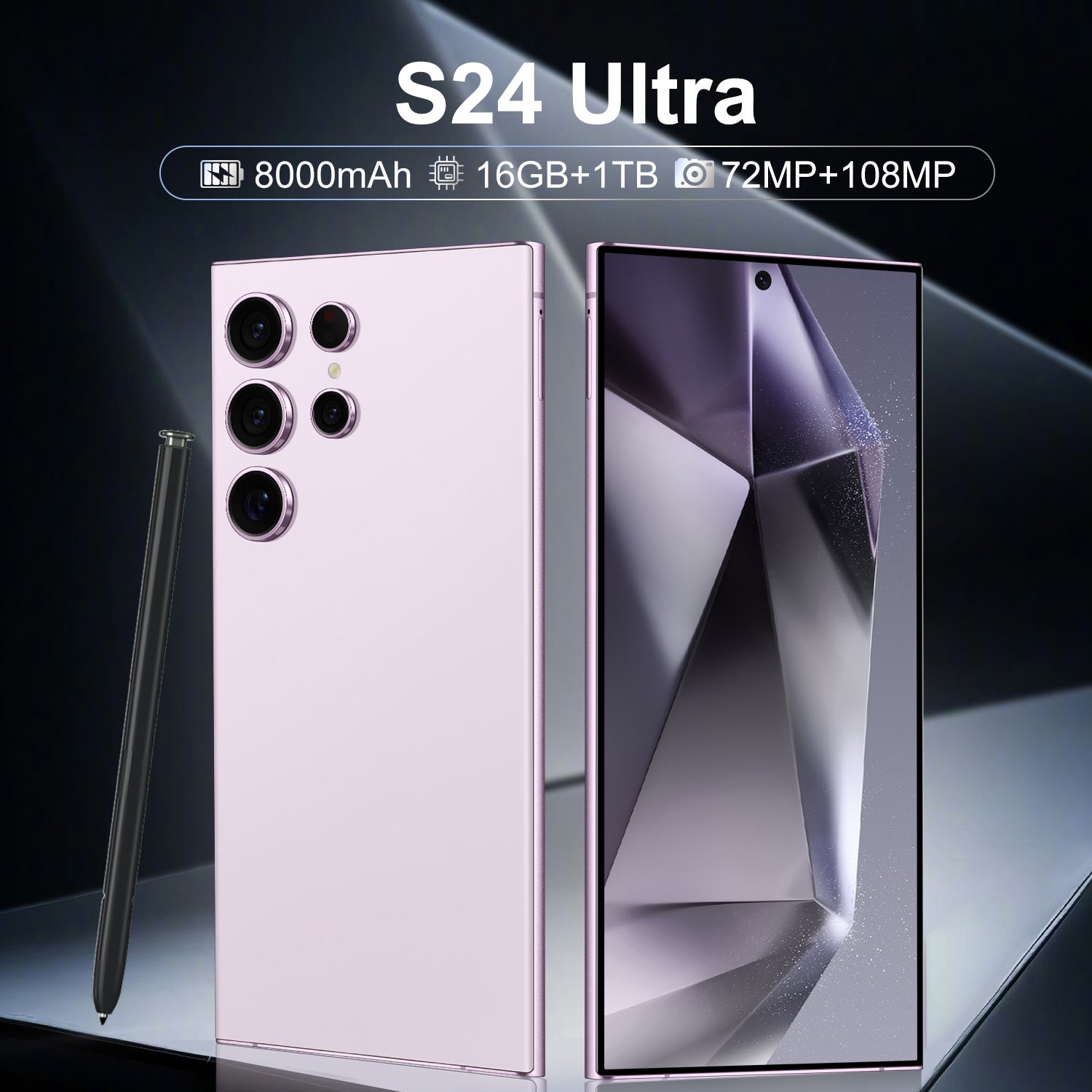 2024 Brand New S24 Ultra Phone 6.8 inch 1TB 4G 5G Smartphones Have Logo And Original Packing Clone Version for samsung S24 ultra