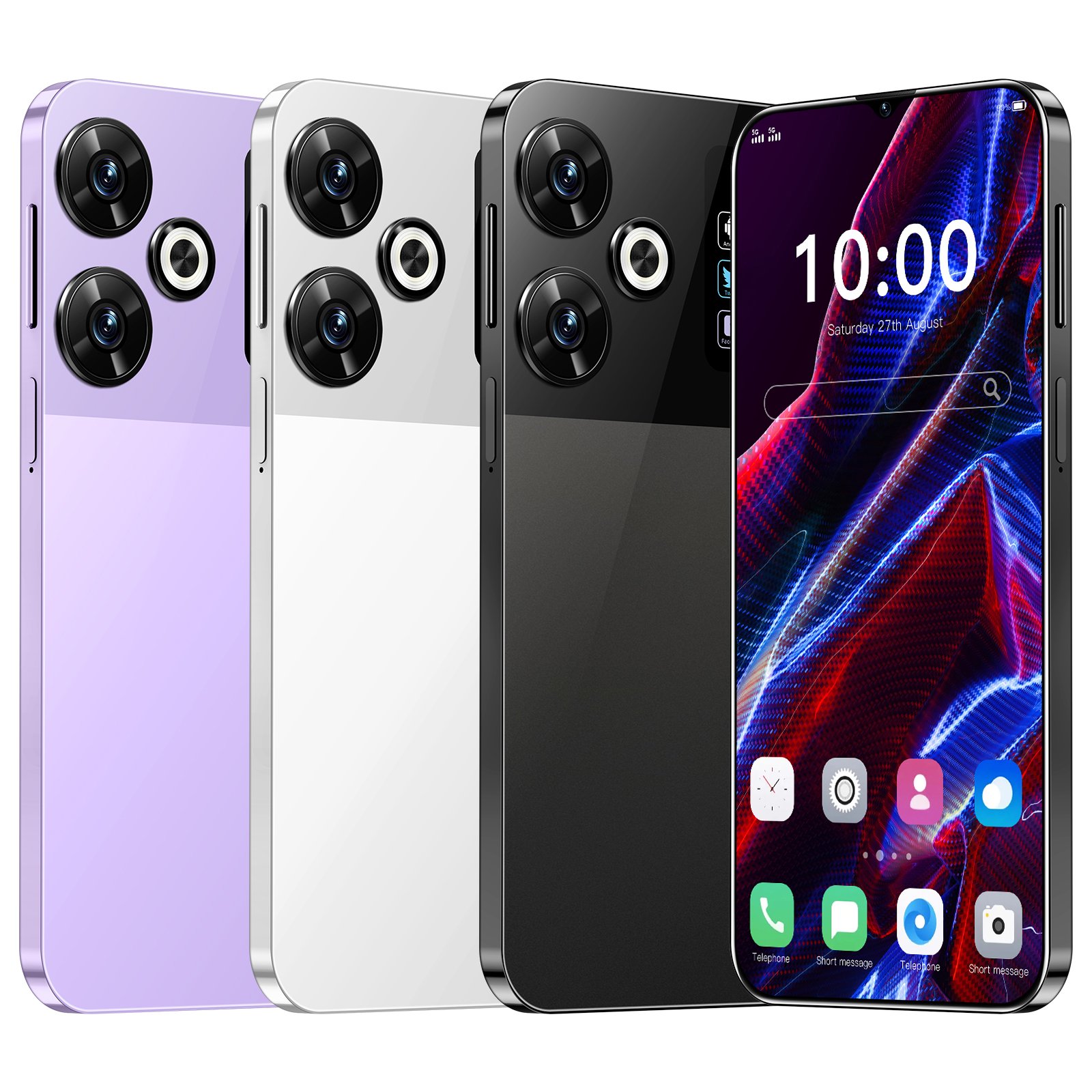 Global Connectivity M6 Ultra 5G Smartphone with 7.3-inch Display 2GB RAM and 16GB Storage