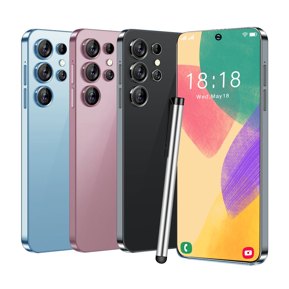 Gaming Mobile Phone original 2024 New S24 Ultra 16gb+1tb Android 5g Smartphone 7.3Inch 8000mah Battery Dual Sim Card