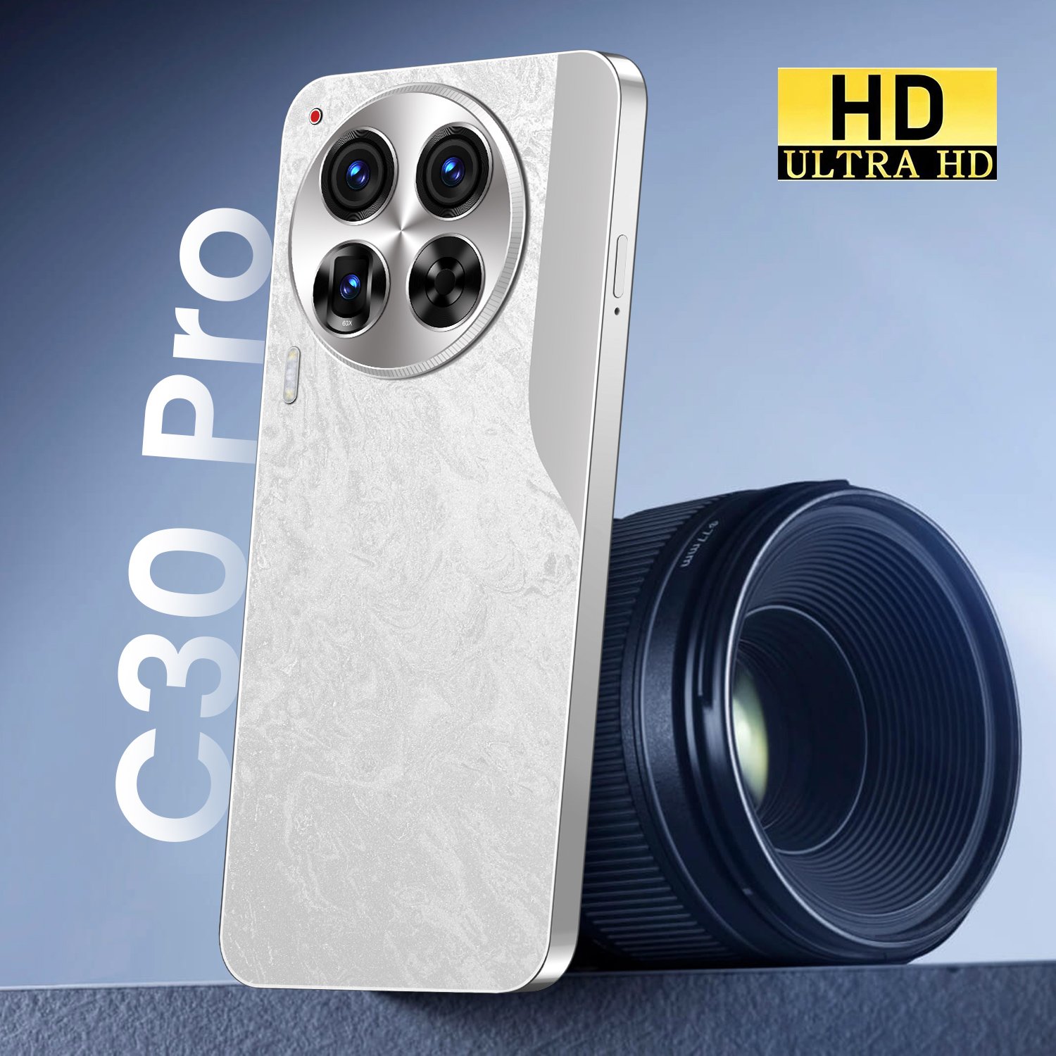 C30 Pro The Ultimate 7.3 Full Display Android 5G-Smartphone with 16GB RAM 1TB Storage and 10-Core Power