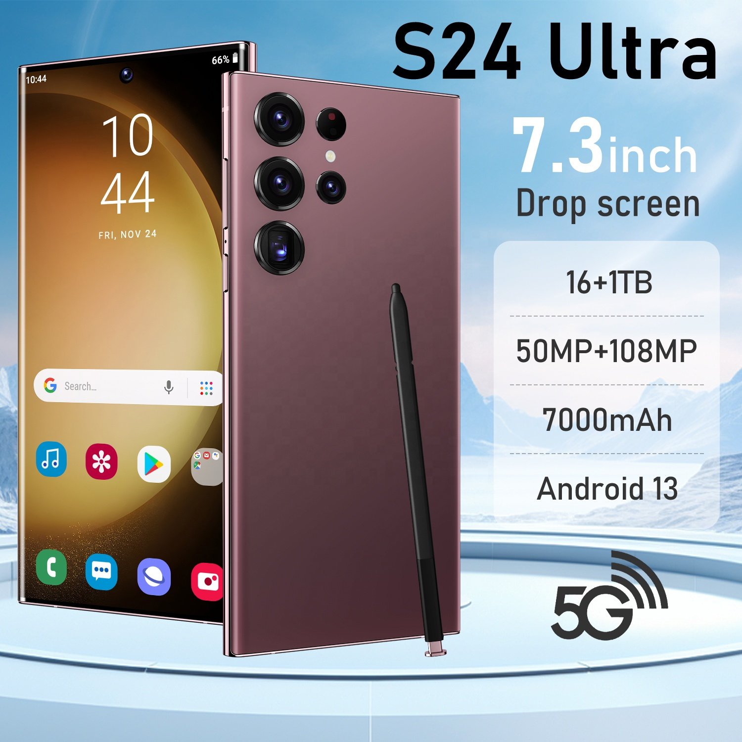 2024 Wholesale original Android s24 Super phone smartphone 16+1TB mobile phone Gaming mobile phone 5G smartphone