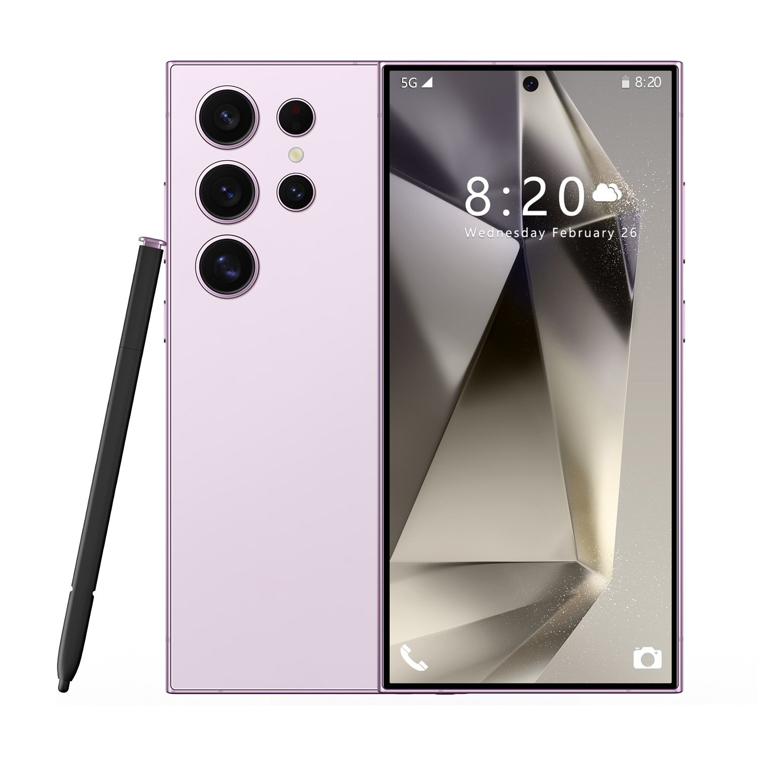 Android 13 108MP 5G smartphone with built-in pen dual card standby ULTRA 7.3 inch 16GB+1TB 5G+WIFI android S23 S24 mobile phones