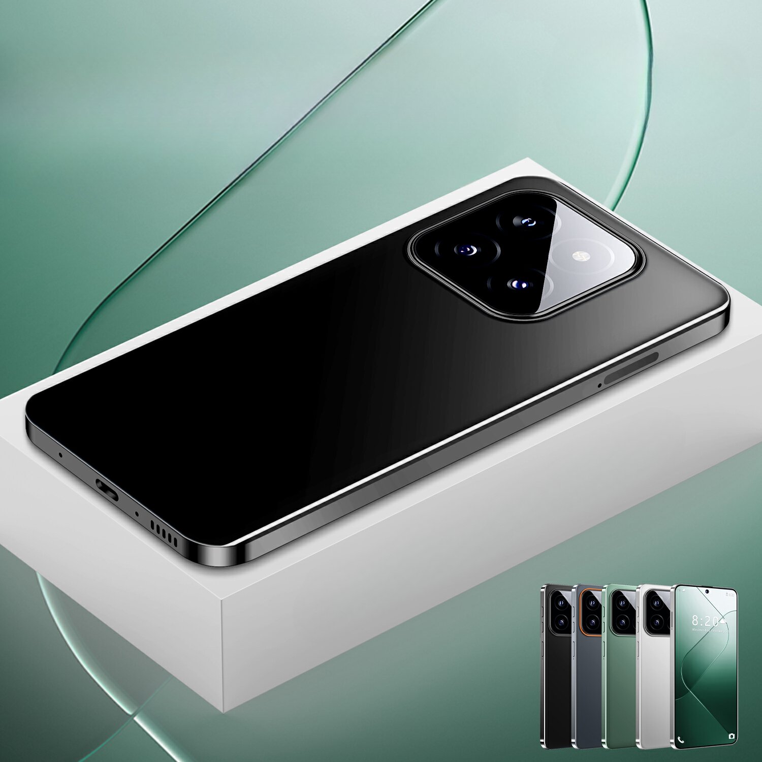 TAYA oem 2024 New Product I16 Pro Max Mobile Phones 5g Smartphone 16gb+1tb Full LCD Screen ChatGPT4.5 Cell Phones
