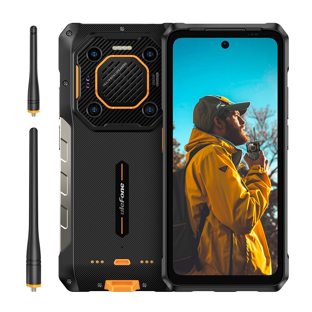 Ulefone Armor 26 Ultra Walkie-Talkie Rugged Waterproof 5G Smartphone 12+512GB Android 13 NFC 15600mAh 200MP 6.78'' Mobile phone