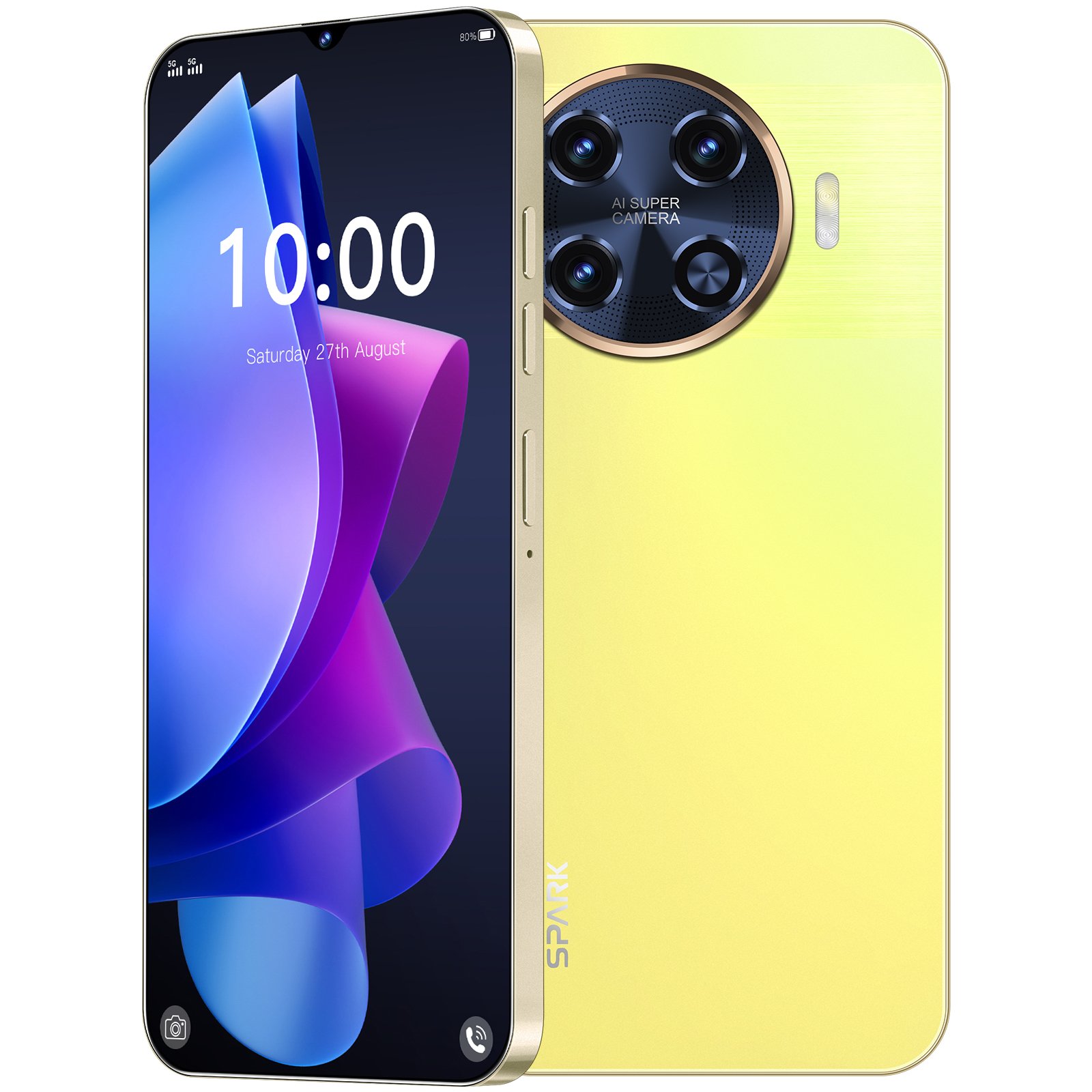 Factory direct sales of 5G Android smartphone dual card 7.3 inch mobile phone