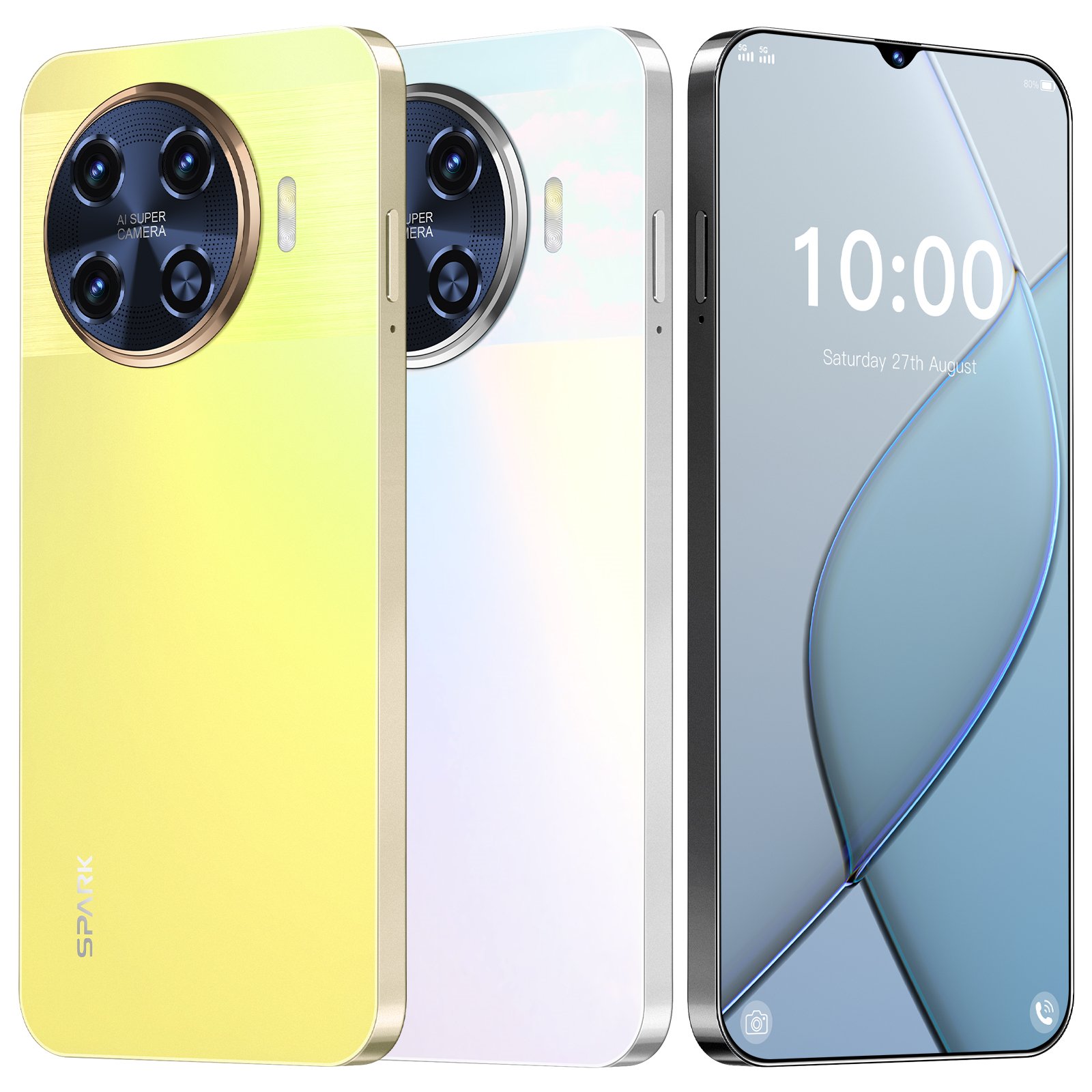 Factory direct sales of 5G Android smartphone dual card 7.3 inch mobile phone