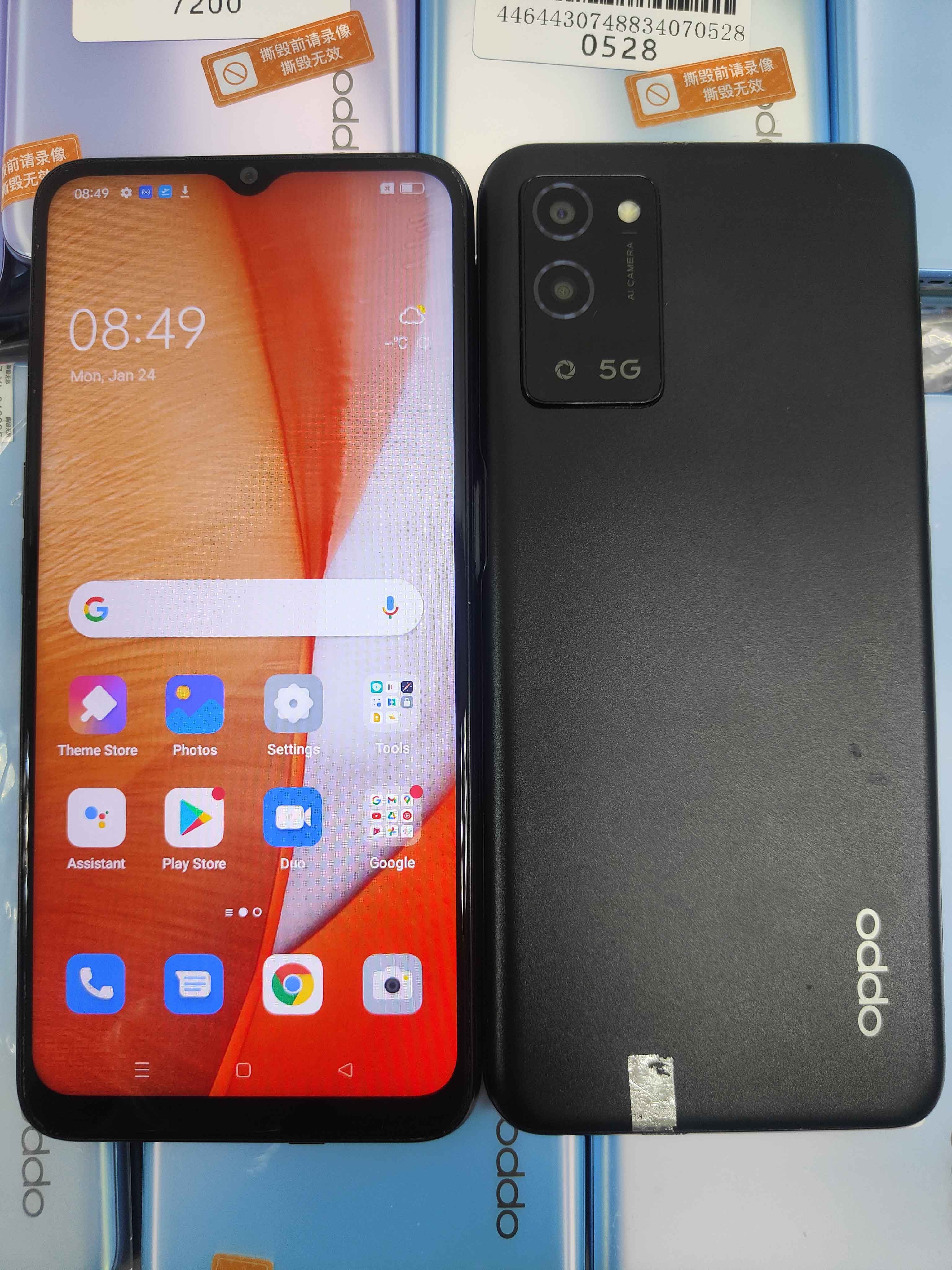 Hot selling Android unlocked dual SIM 6.5 inch 128GB for Oppo A56 5G used mobile phones