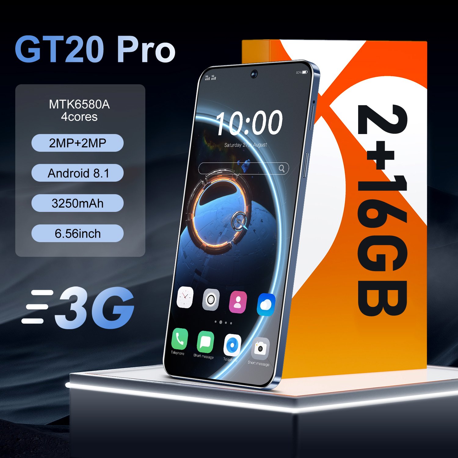 HX original phone Gt20 Pro 7.3-inch high-definition 16GB+1TB phone face unlock 5G smartphone factory wholesale price