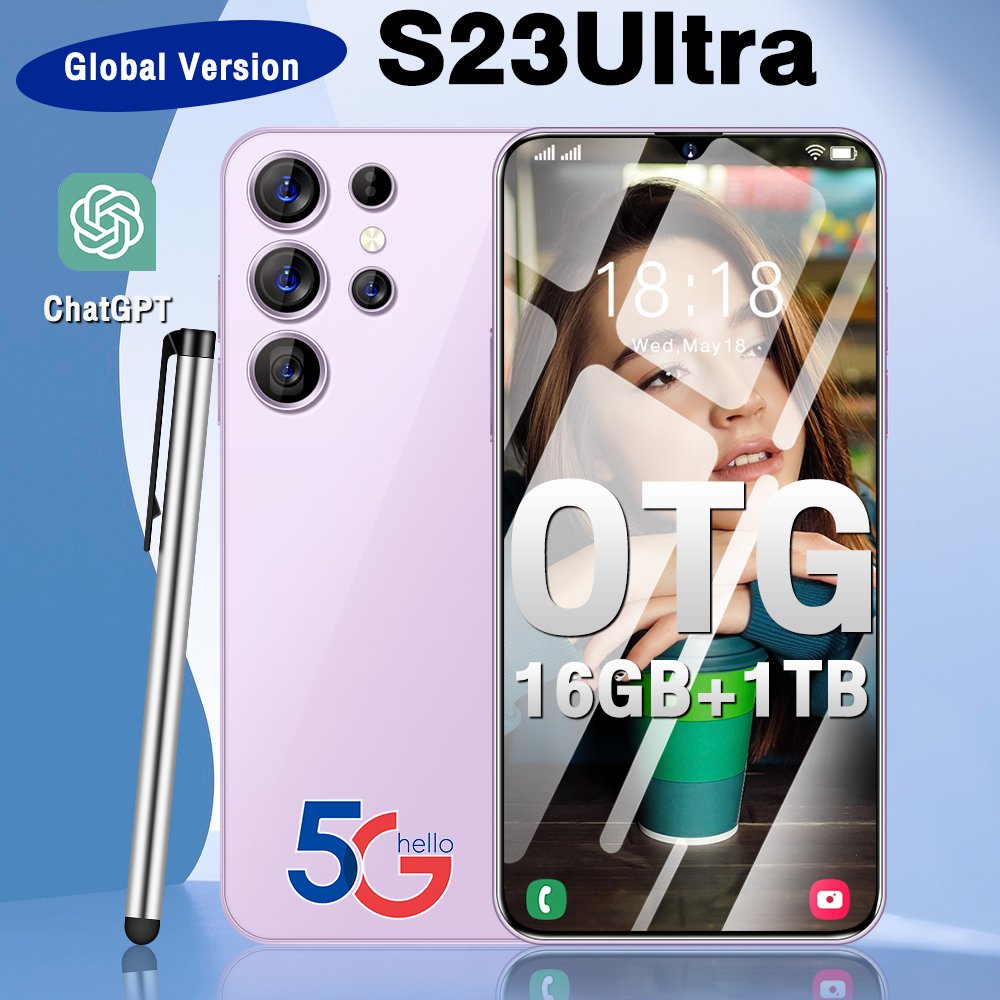 Medome Galaxay Amsung S23 Ultra 5G Smartphone Mobile Phone Brand New Original 16G 1TB 6.8inc LED Smart Phone Mobail Phone 4G