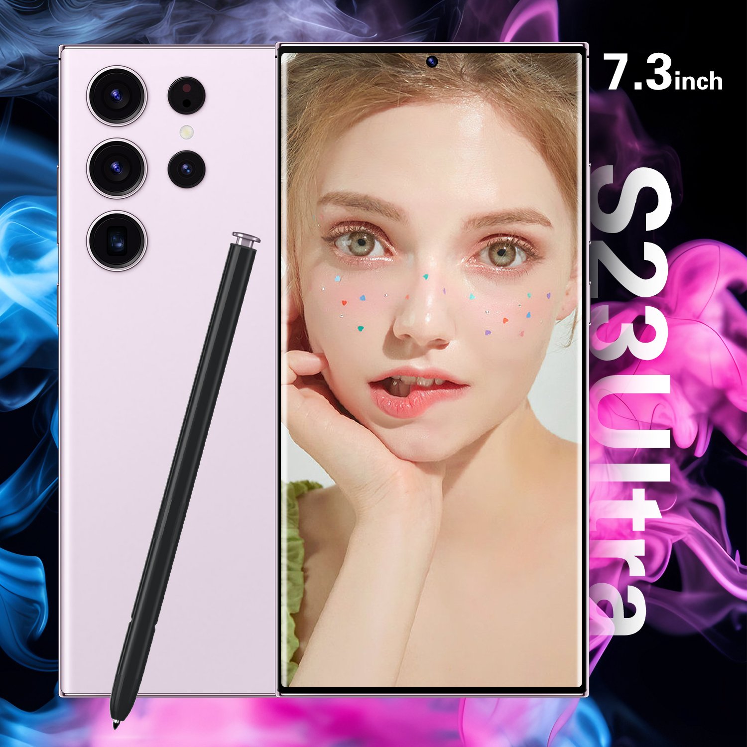 High Quality Original S23 Ultra 16GB+1TB mobile phones 5G smart phone 7.3inch Android13.0 Unlocked cellphones