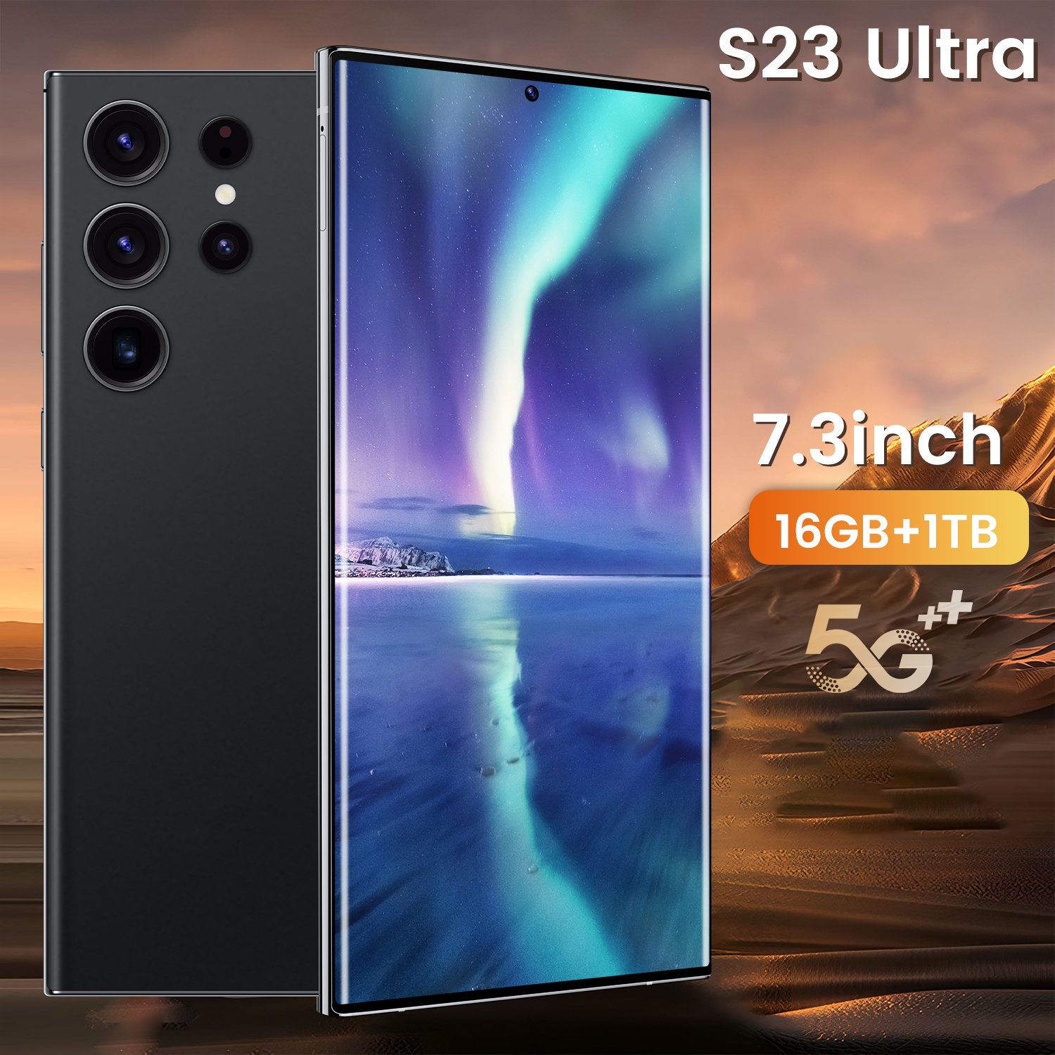 High Quality Original S23 Ultra 16GB+1TB mobile phones 5G smart phone 7.3inch Android13.0 Unlocked cellphones