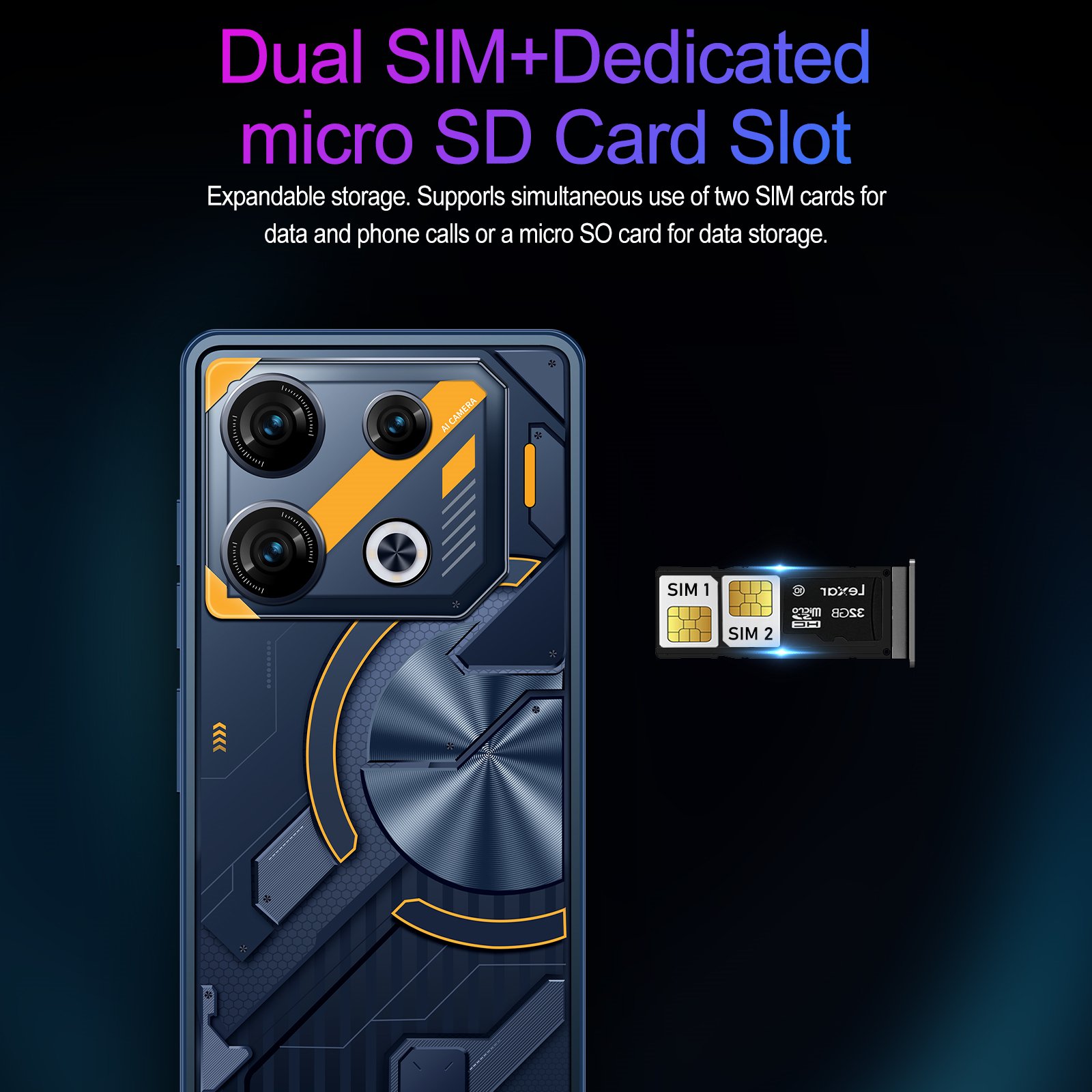 2024 Brand new GT10 pro 7.3 inch Face Unlock 16GB+1TB mobile phone Android13 HD Cellphone Big Screen 5G smartphone smart phone