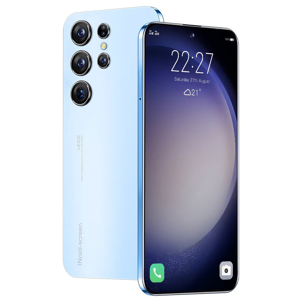 2023 New Original S23+ ultra global Unlock cell phone 3G 4G 5G Smartphone 7.3 inch Full display Cheap Big screen MobilePhones