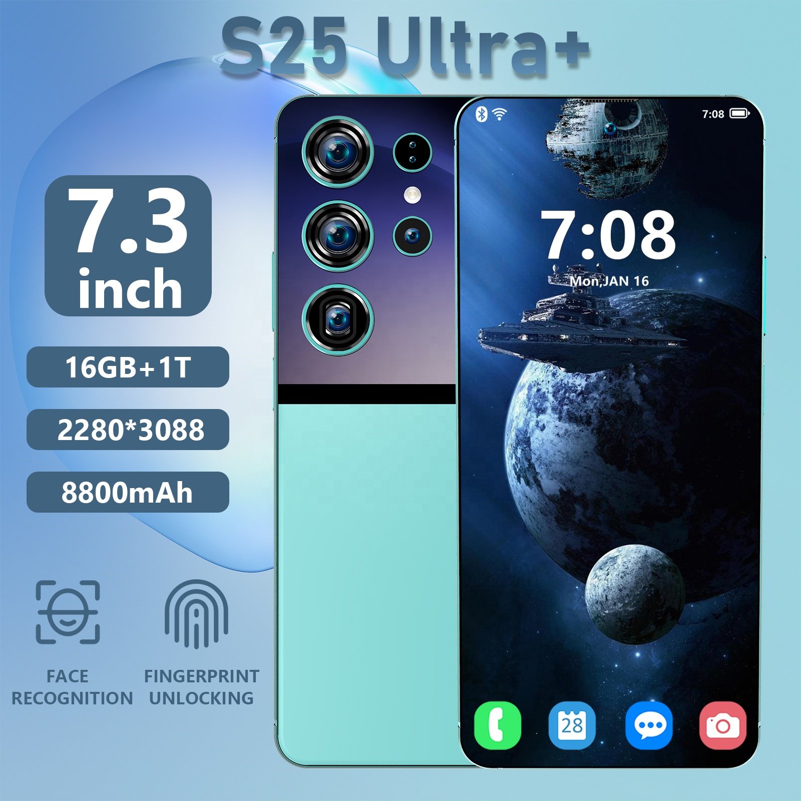 Original phones s25 ultra Smartphones For s24 ultra 16GB+1TB 5G Dual SIM Cellphone Mobile Phone s25 ultra smartphone