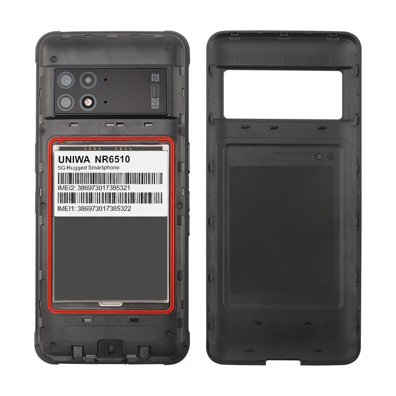 UNIWA NR6510 6.5 Inch Screen Android 13 Fingerprint Unlock Telephone 128GB ROM 18W Fast Charging Unlocked 5G Mobile Phones