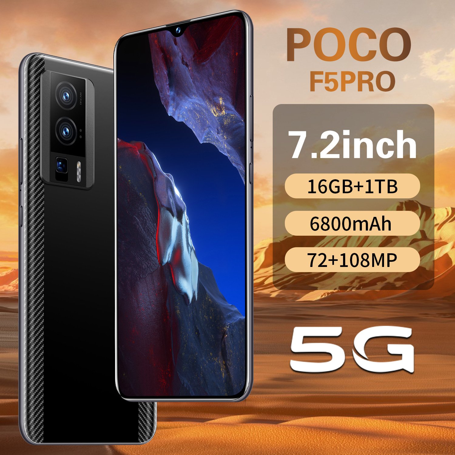 Explosive 5G smartphone X60 Pro+ 6.1 "factory low-cost wholesale dual card gaming smartphone multi-function smartphone