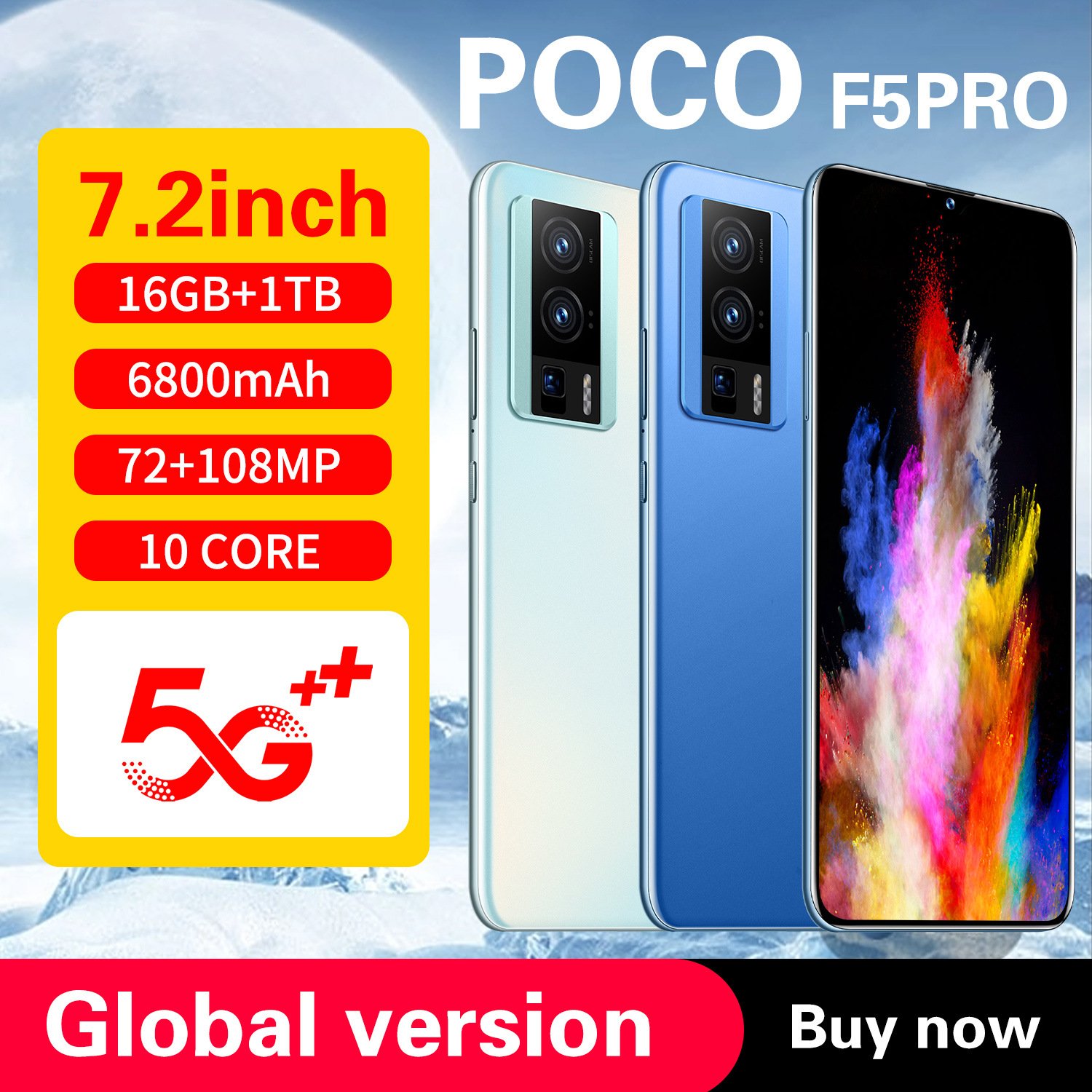 Explosive 5G smartphone X60 Pro+ 6.1 "factory low-cost wholesale dual card gaming smartphone multi-function smartphone