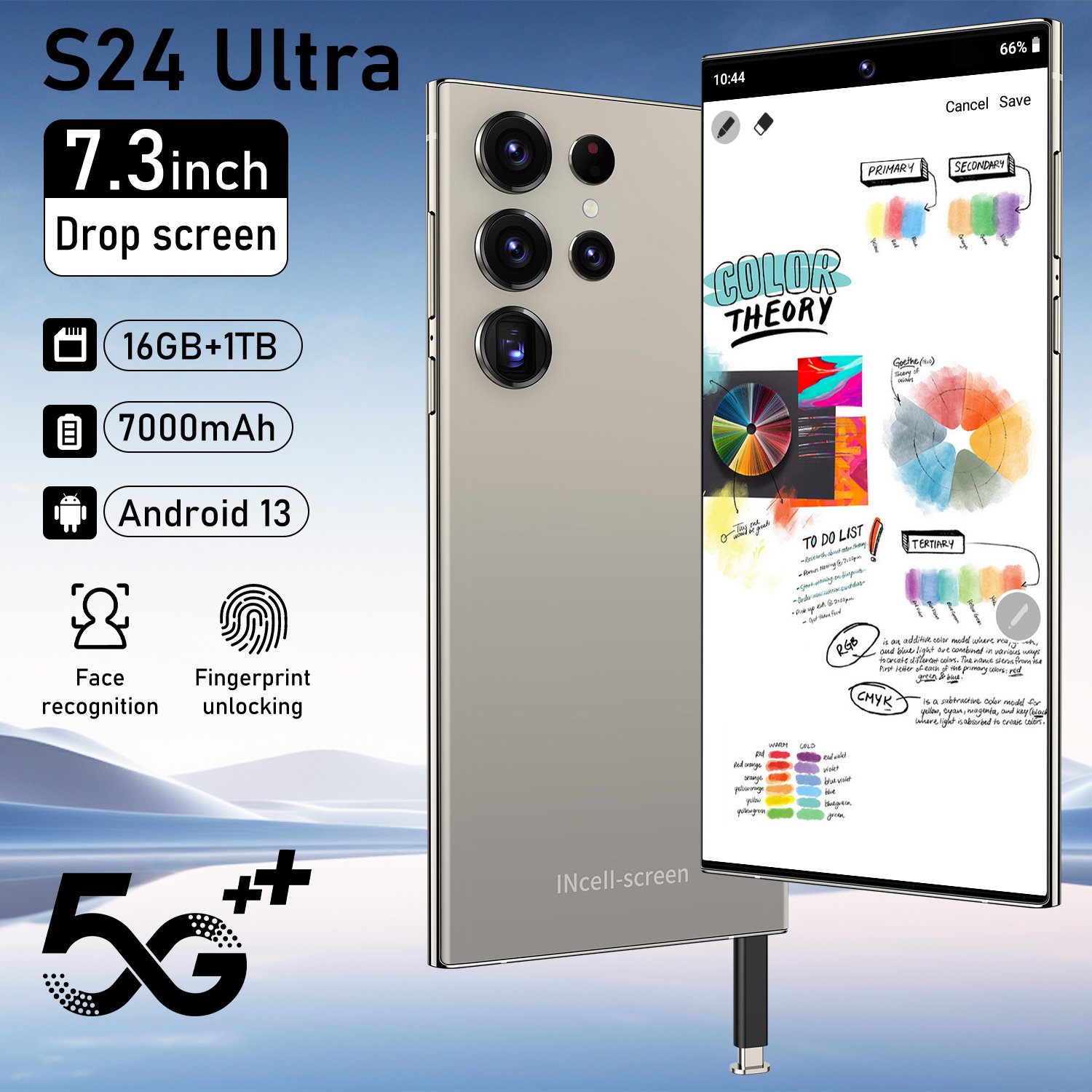 Wholesale 5G Android S24 Phones Global Network Dual SIM 16GB RAM 1TB Storage Secured with Face and Fingerprint