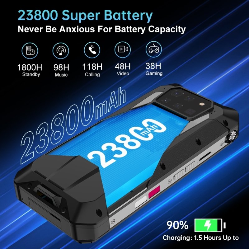 High quality original Unihertz 8849 Tank 3 Pro 5G smartphone 18GB+512GB projector 200MP camera night vision 5G mobile phones