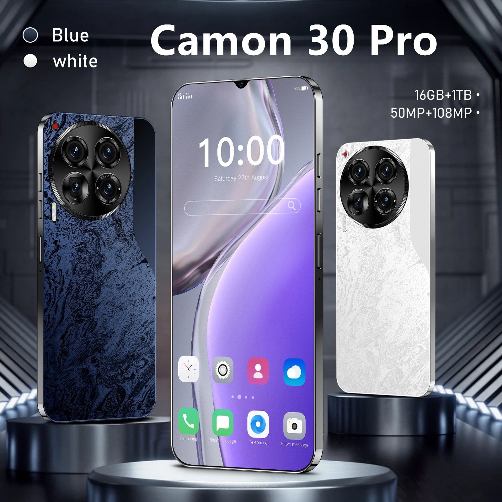 Camon 30 Premier 10 Core OEM Smartphone 16+1TB 5G Android Mobile Phone Large battery clear Camera Smart Phone