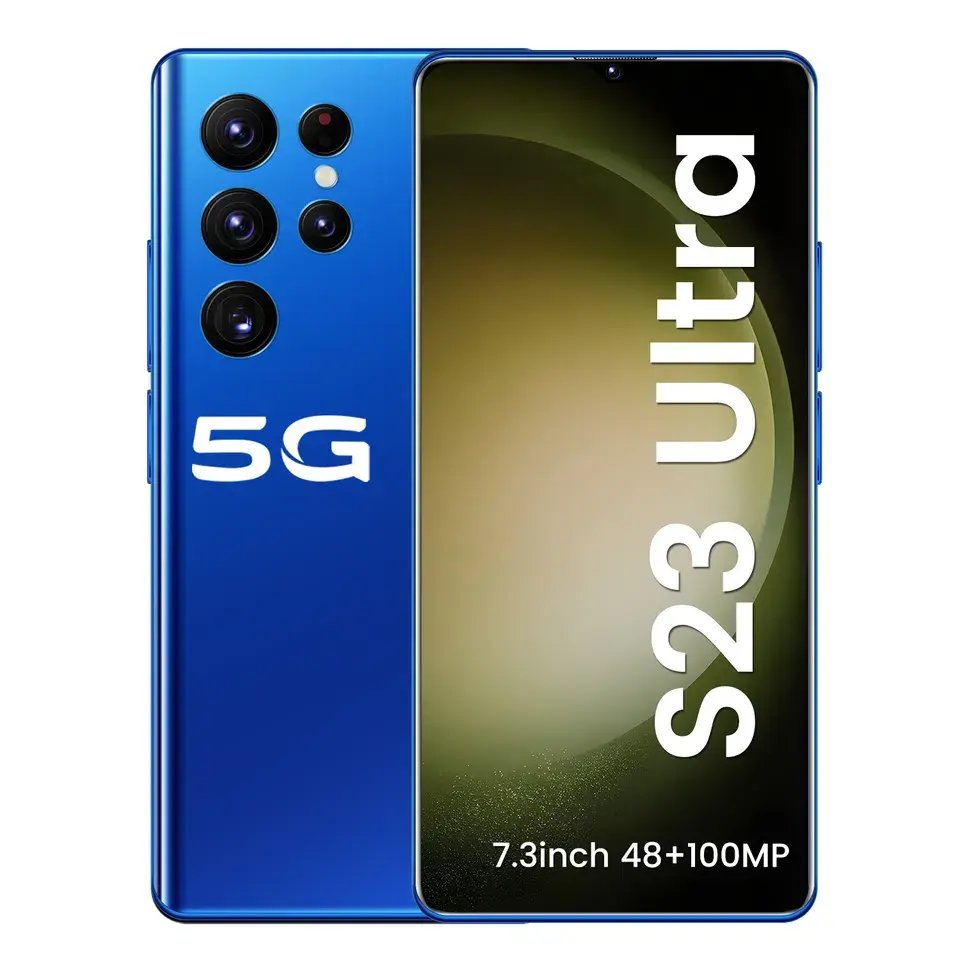 2024 New Original PHONE S23 Ultra 16GB+1TB 5G 6.7-inch MTK6889 48MP 108MP Android 12 5G Smartphone