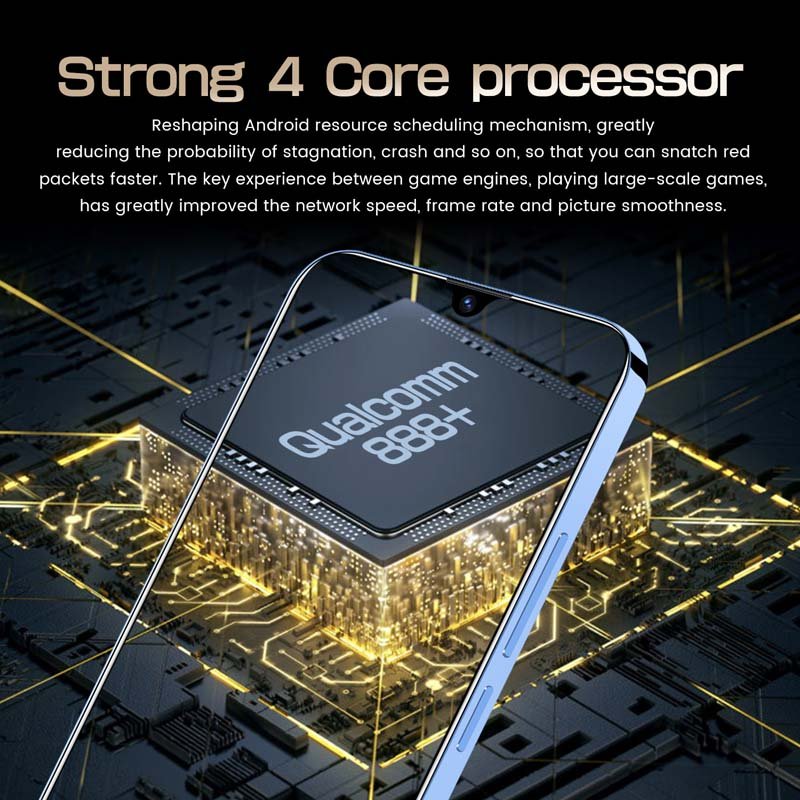 S23 Ultra Cellphone Cheap Gaming Telephone Smart Cell Phone Mobile Phones Android 5G Smartphone Unlocked 2MP LCD Quad Core 60hz