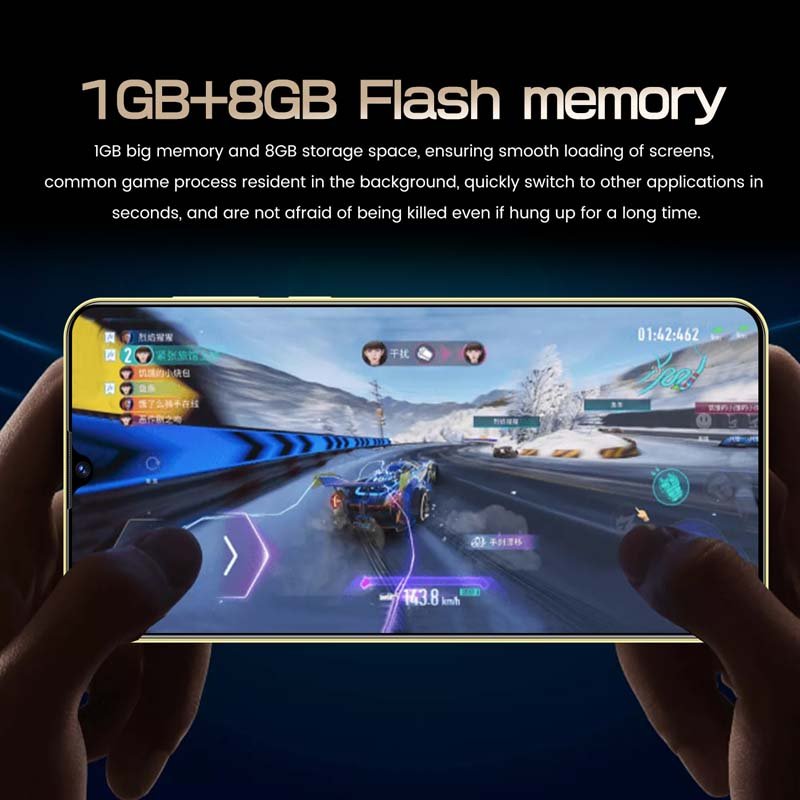 S23 Ultra Cellphone Cheap Gaming Telephone Smart Cell Phone Mobile Phones Android 5G Smartphone Unlocked 2MP LCD Quad Core 60hz