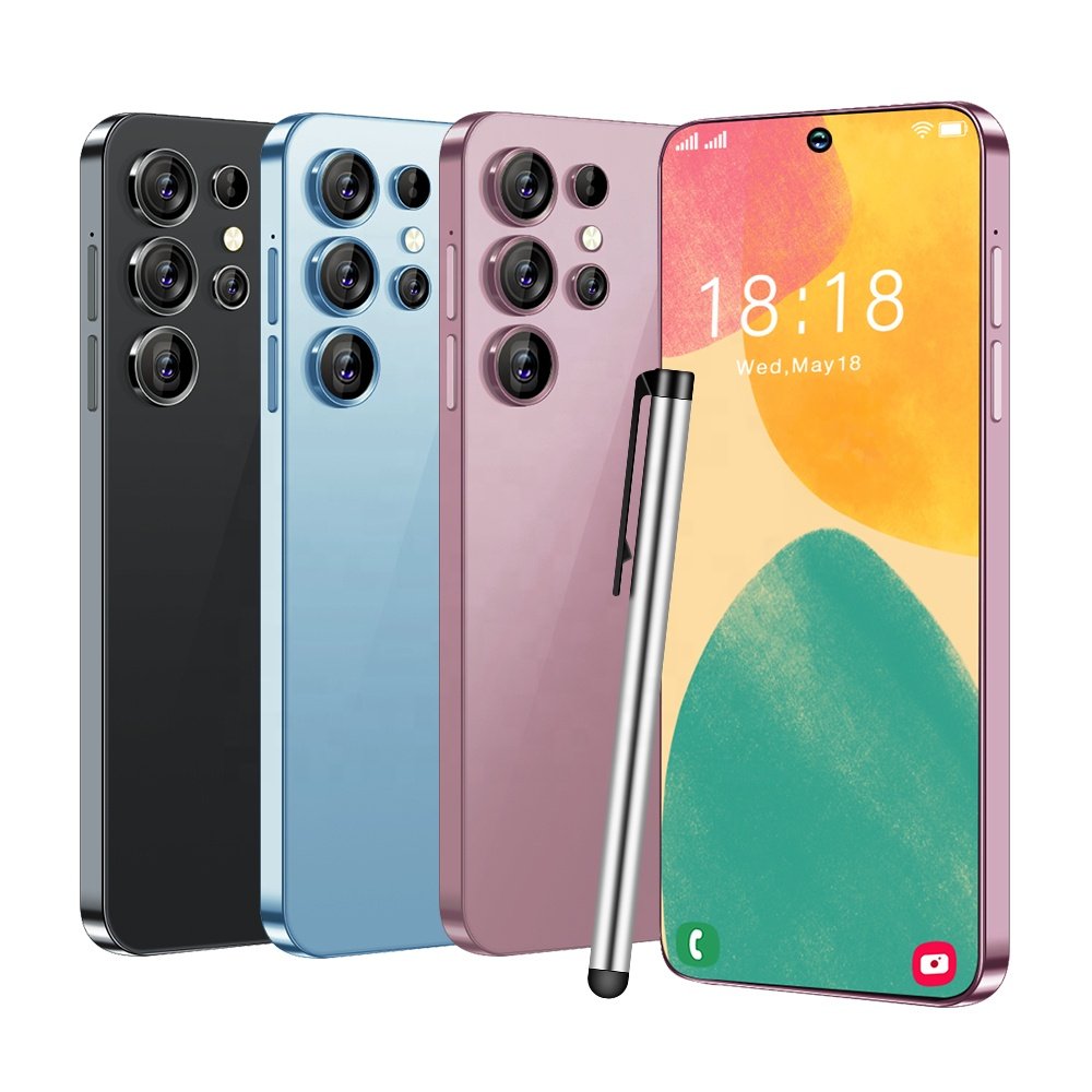 Bestselling Custom Original S24 Ultra Unlocked Cell Phone Big Screen 16gb + 1tb 5G smartphone Dual Sim Android Mobile Phone