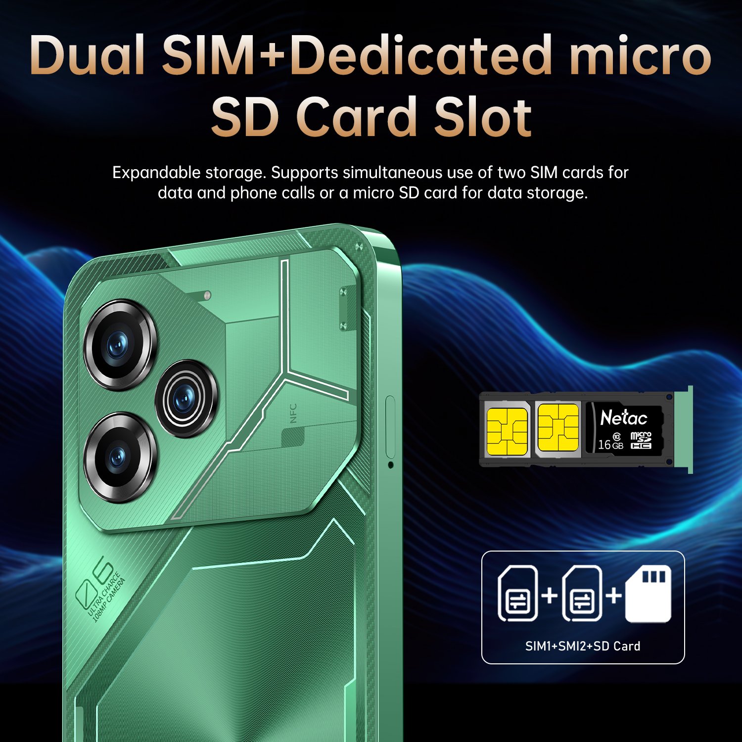 HD Screen pova 6 pro 5G Smartphone 16GB+1TB 6800 mAh povo Android 13.0 Mobile Phone tecno phone
