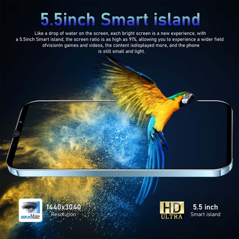 Spark 10 Pro Smart Phones 5G Smartphones 2 SIM Latest Android Mobile Phones 2024 5.5 Inch HD Full Screen Unlocked Smartphone