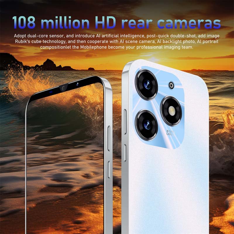Spark 10 Pro Smart Phones 5G Smartphones 2 SIM Latest Android Mobile Phones 2024 5.5 Inch HD Full Screen Unlocked Smartphone