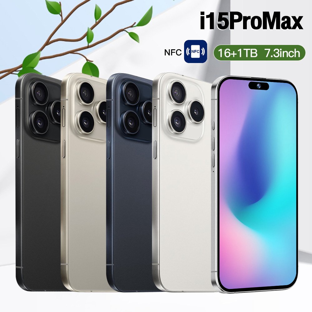 Slimoro Original Cheap Phone Mobile Phone i For Phone 15 Promaxe Smartphone Telefon Gaming i15 16 14 Android Mobil 5G Smartphone