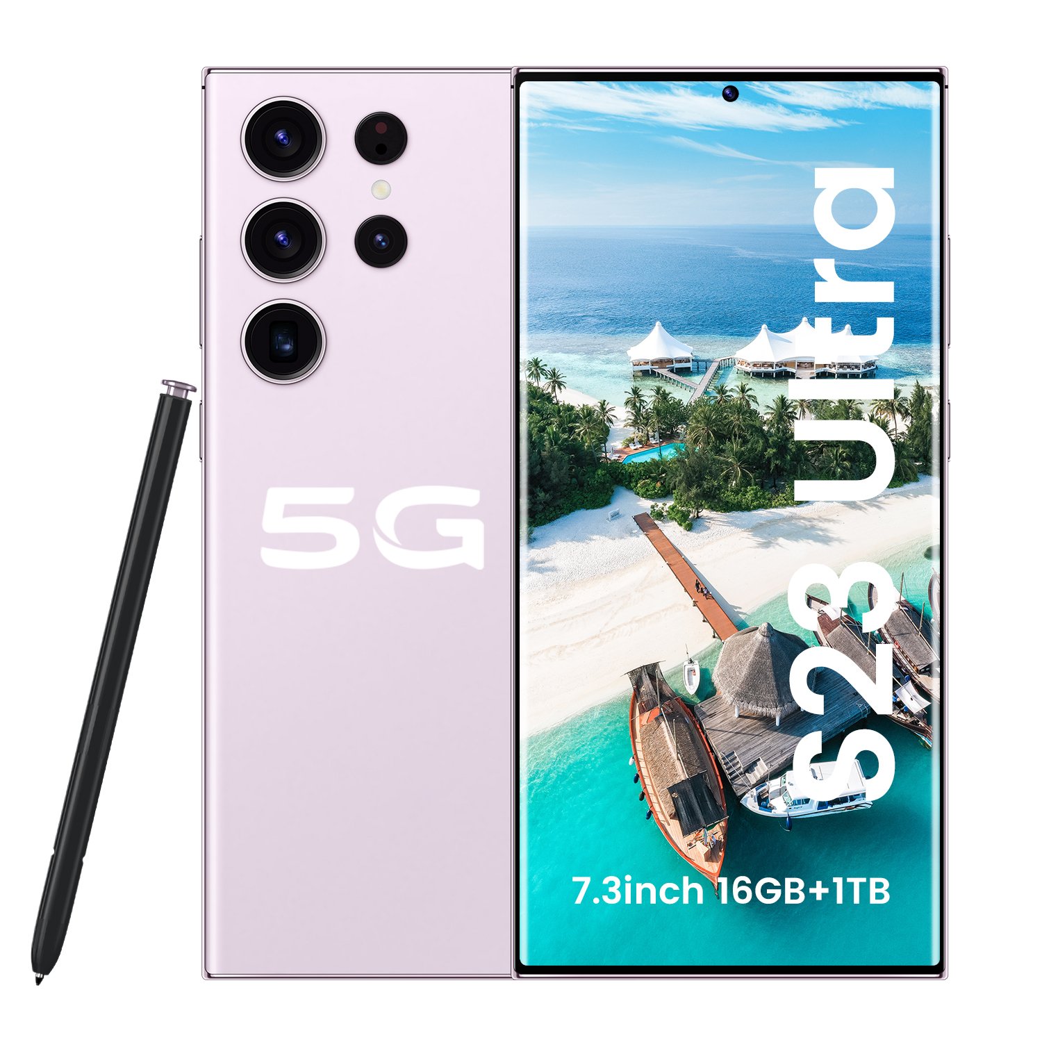 New Popular Smartphone Unlocked Cell Phone Original Custom galaxy S24 Ultra 7.3 Big Screen 5G smartphone 512GB Android phone