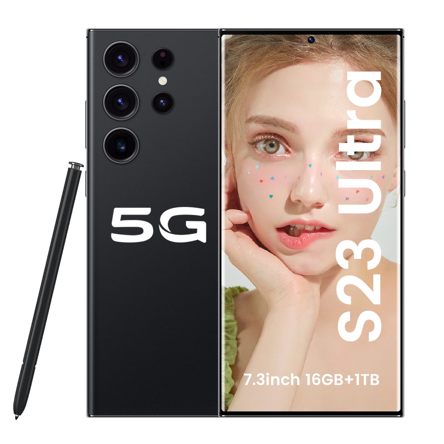 New Popular Smartphone Unlocked Cell Phone Original Custom galaxy S24 Ultra 7.3 Big Screen 5G smartphone 512GB Android phone