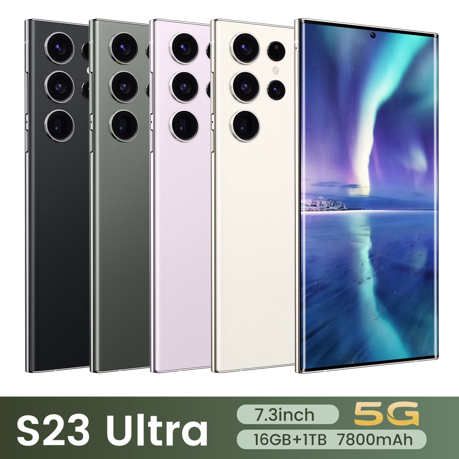 New Popular Smartphone Unlocked Cell Phone Original Custom galaxy S24 Ultra 7.3 Big Screen 5G smartphone 512GB Android phone