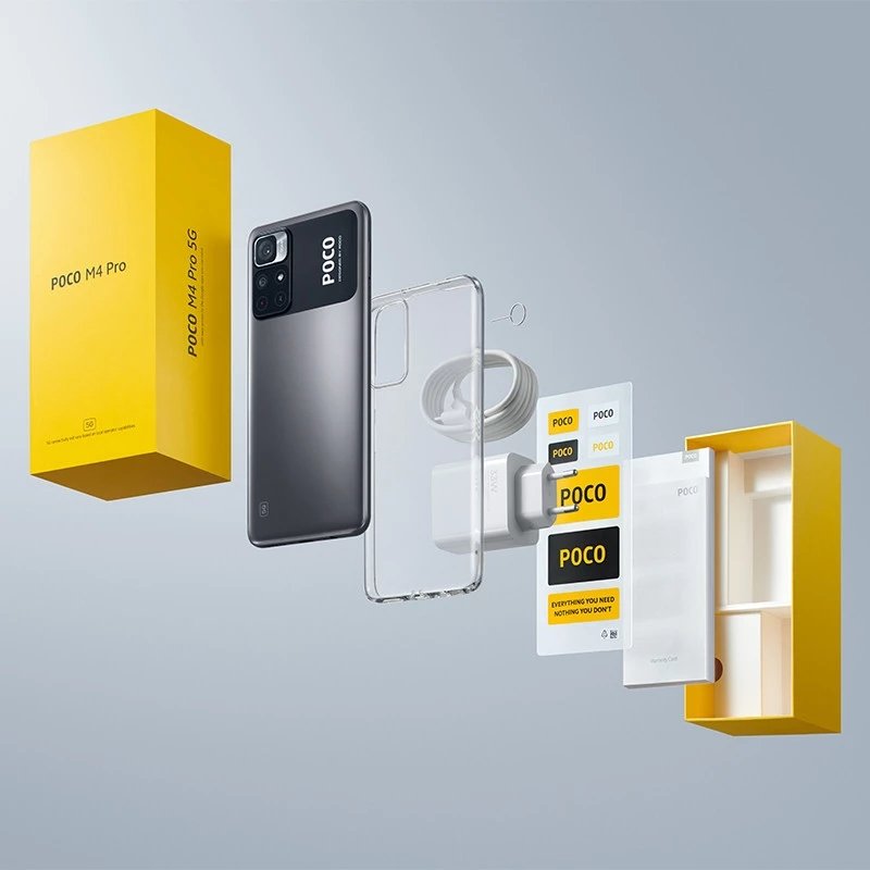Global Version POCO M4 Pro 5G Smartphone 64GB/128GB MTK Dimensity 810 90Hz 6.6" DotDisplay 50MP 5000mAh 33W pocophone m4 pro