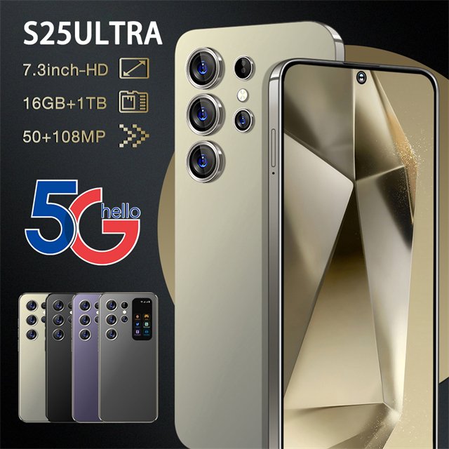 2024 New Cheap Low Price Android13.0 Android Phone Original 5g Smartphone Big Screen 12gb + 512tb S25 Ultra Smartphones