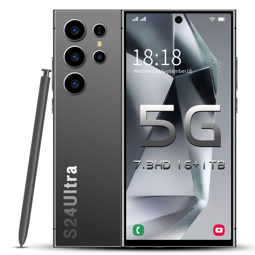 Original phones s24 ultra Smartphones For s24 ultra 2+16GB 5G Dual SIM Cellphone Mobile Phone s24 ultra 5g smartphone
